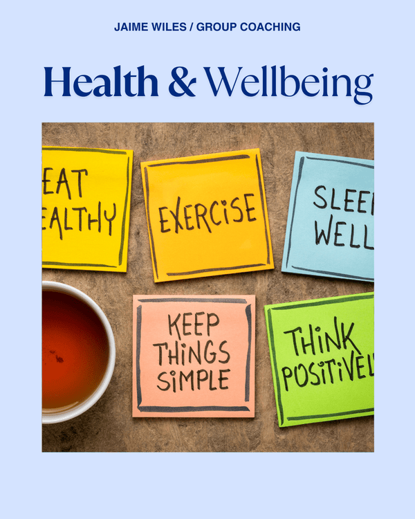 Health & Wellbeing Group Coaching – Confidence & Balance Online